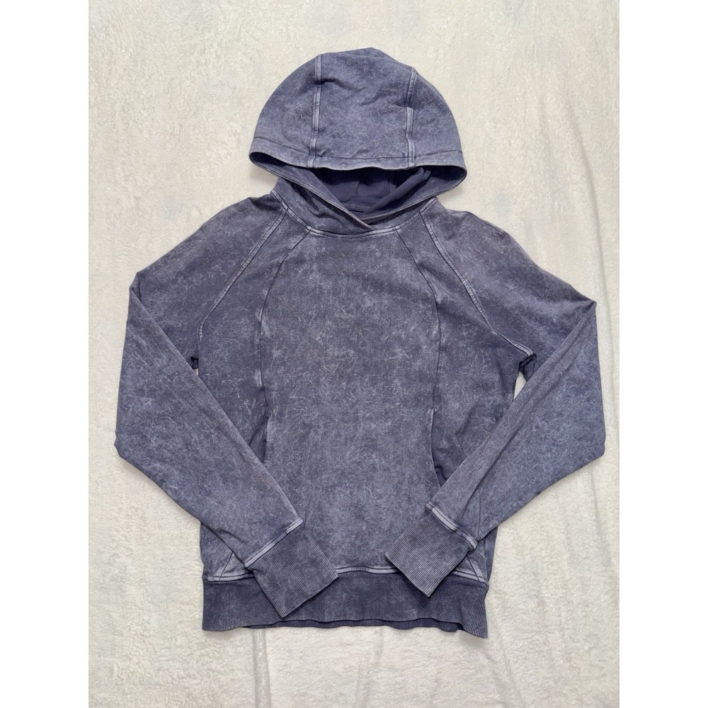 Lululemon Womens Washed Purple Quartz Scuba Hoodie Size 6